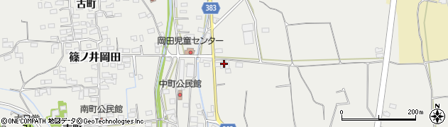 長野県長野市篠ノ井岡田719周辺の地図