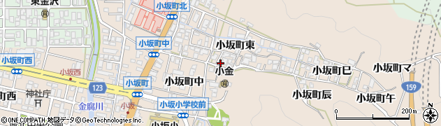 石川県金沢市小坂町東126周辺の地図
