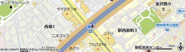 石川県金沢市西念町（ヌ）周辺の地図