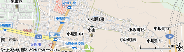 石川県金沢市小坂町東127周辺の地図