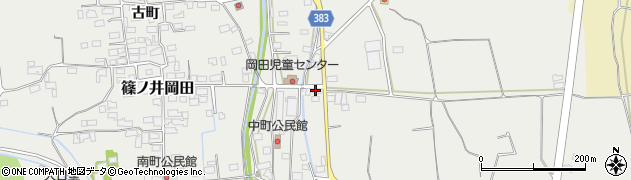 長野県長野市篠ノ井岡田721周辺の地図
