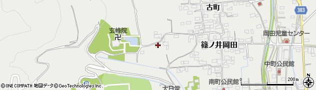 長野県長野市篠ノ井岡田1611周辺の地図