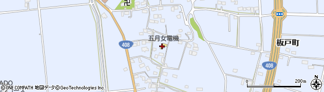 栃木県宇都宮市板戸町周辺の地図