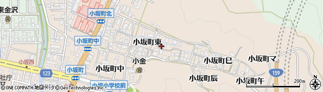 石川県金沢市小坂町東158周辺の地図