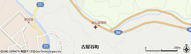 石川県金沢市古屋谷町（甲）周辺の地図