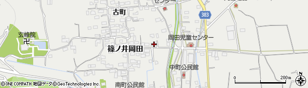 長野県長野市篠ノ井岡田1852周辺の地図
