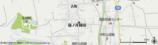 長野県長野市篠ノ井岡田1833周辺の地図