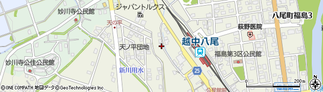 富山県富山市八尾町福島307周辺の地図
