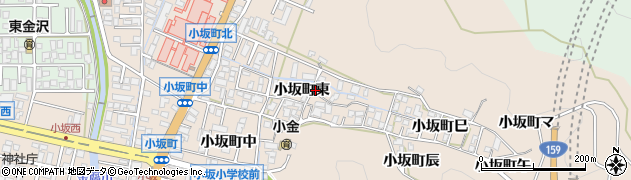 石川県金沢市小坂町東161周辺の地図