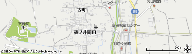 長野県長野市篠ノ井岡田1830周辺の地図