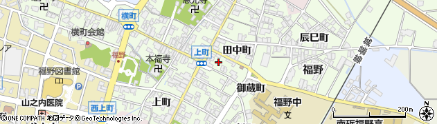 富山県南砺市福野周辺の地図