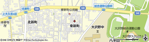 富山県富山市上大久保（東新町）周辺の地図