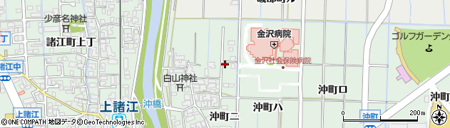 石川県金沢市沖町ニ32周辺の地図
