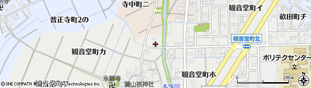 石川県金沢市観音堂町ロ73周辺の地図