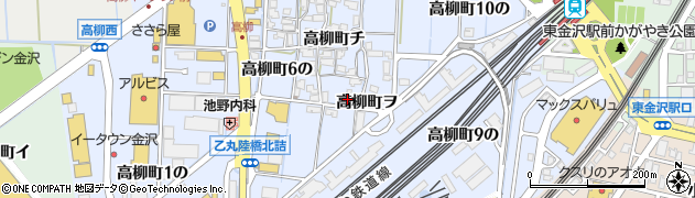 石川県金沢市高柳町チ134周辺の地図