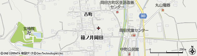 長野県長野市篠ノ井岡田1806周辺の地図