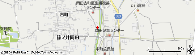 長野県長野市篠ノ井岡田1826周辺の地図
