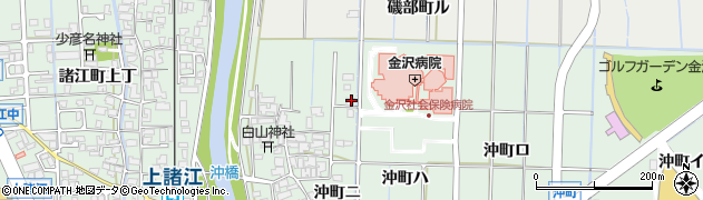 石川県金沢市沖町ニ33周辺の地図