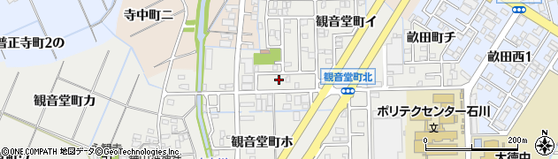 石川県金沢市観音堂町ロ162周辺の地図