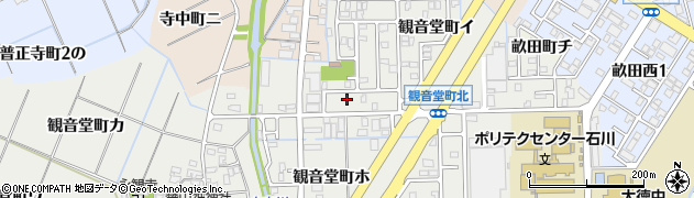 石川県金沢市観音堂町ロ163周辺の地図