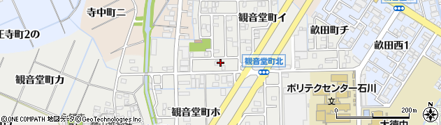 石川県金沢市観音堂町ロ159周辺の地図