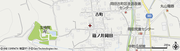 長野県長野市篠ノ井岡田1698周辺の地図