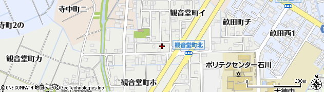 石川県金沢市観音堂町ロ157周辺の地図
