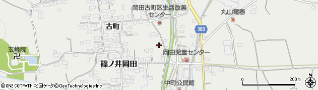 長野県長野市篠ノ井岡田1828周辺の地図