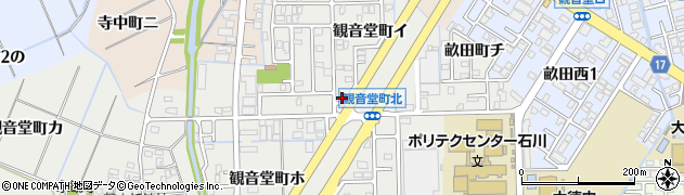 石川県金沢市観音堂町ロ90周辺の地図