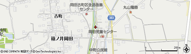 長野県長野市篠ノ井岡田1823周辺の地図