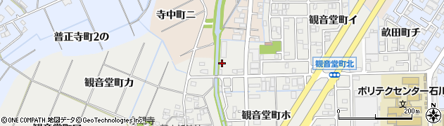石川県金沢市観音堂町ロ71周辺の地図