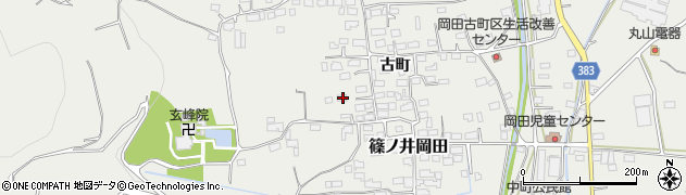 長野県長野市篠ノ井岡田1704周辺の地図