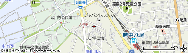 富山県富山市八尾町福島28周辺の地図