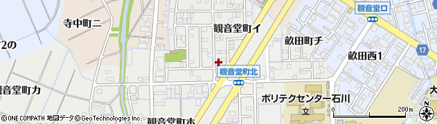 石川県金沢市観音堂町ロ93周辺の地図