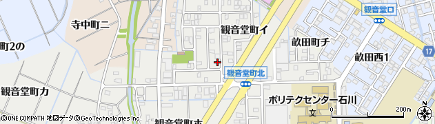 石川県金沢市観音堂町ロ114周辺の地図