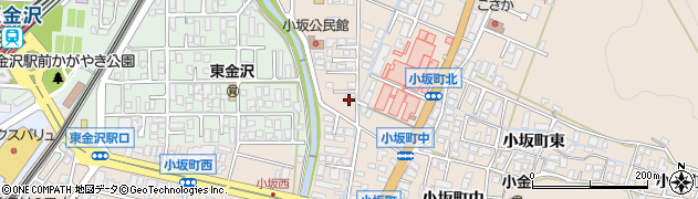 石川県金沢市小坂町北2周辺の地図