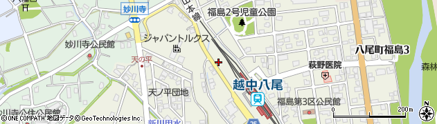 富山県富山市八尾町福島395周辺の地図