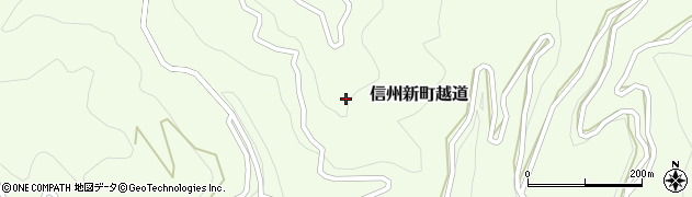 長野県長野市信州新町越道周辺の地図