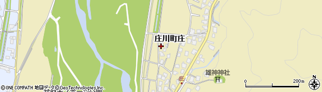 富山県砺波市庄川町庄周辺の地図