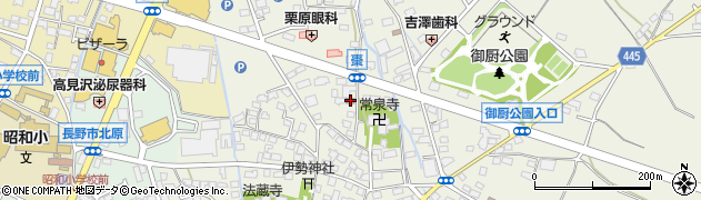棗町公民館周辺の地図