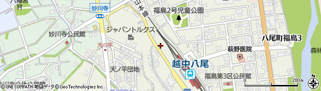 富山県富山市八尾町福島394周辺の地図