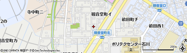 石川県金沢市観音堂町ロ95周辺の地図