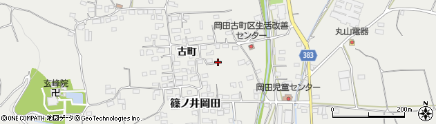 長野県長野市篠ノ井岡田1809周辺の地図
