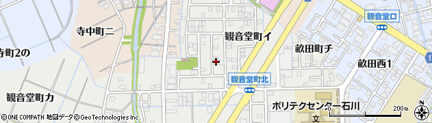 石川県金沢市観音堂町ロ119周辺の地図
