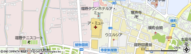 有限会社中川クリーニング　ア・ミュー店周辺の地図