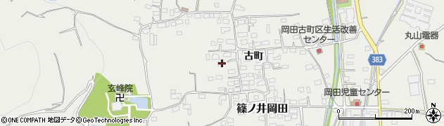 長野県長野市篠ノ井岡田1707周辺の地図
