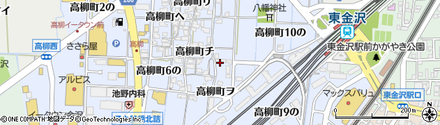 石川県金沢市高柳町ヲ周辺の地図