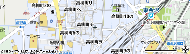 石川県金沢市高柳町ヲ115周辺の地図