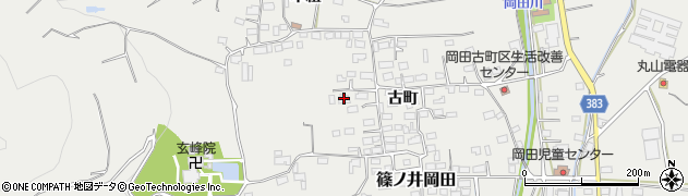 長野県長野市篠ノ井岡田1706周辺の地図