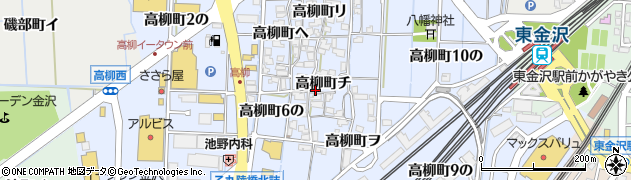 石川県金沢市高柳町チ164周辺の地図